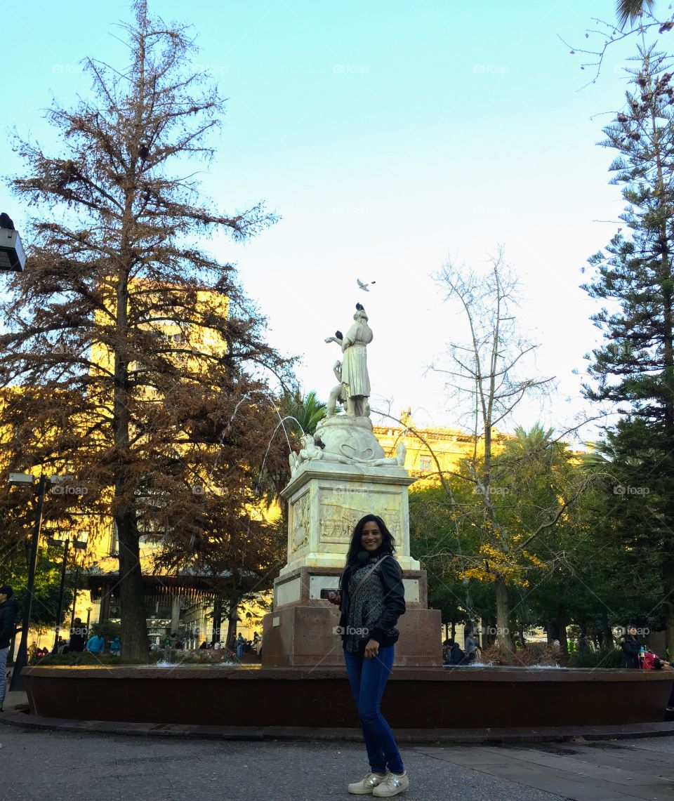 Plaza de Armas. Santiago, Chile.