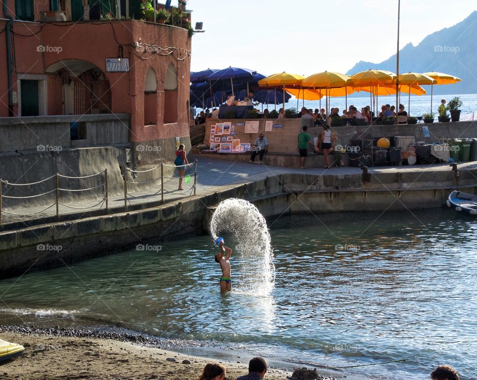 Vernazza beach