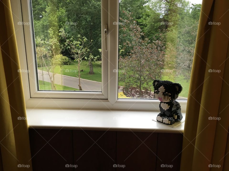 Legoland hotel room window 