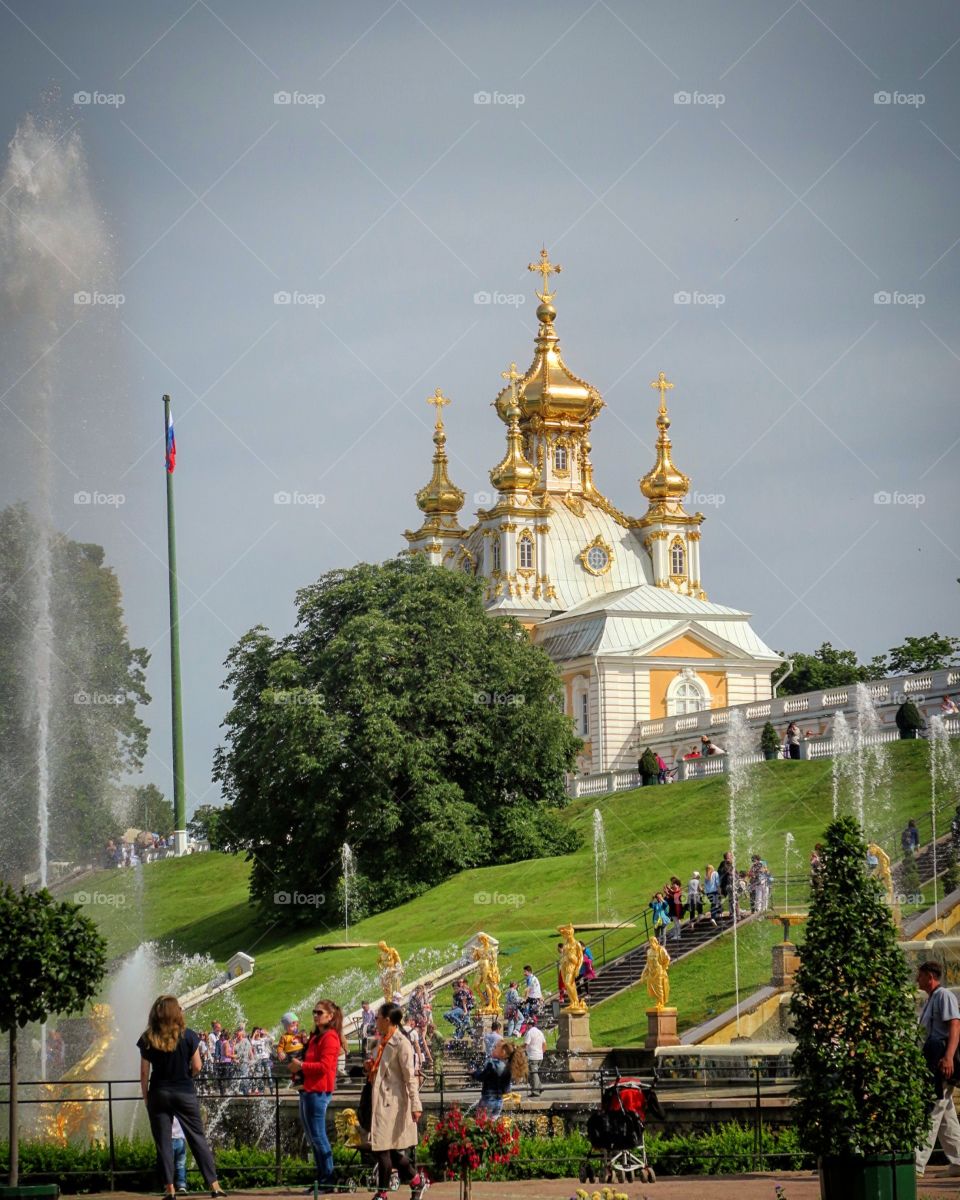Peterhof palace 
Garden and fountains 