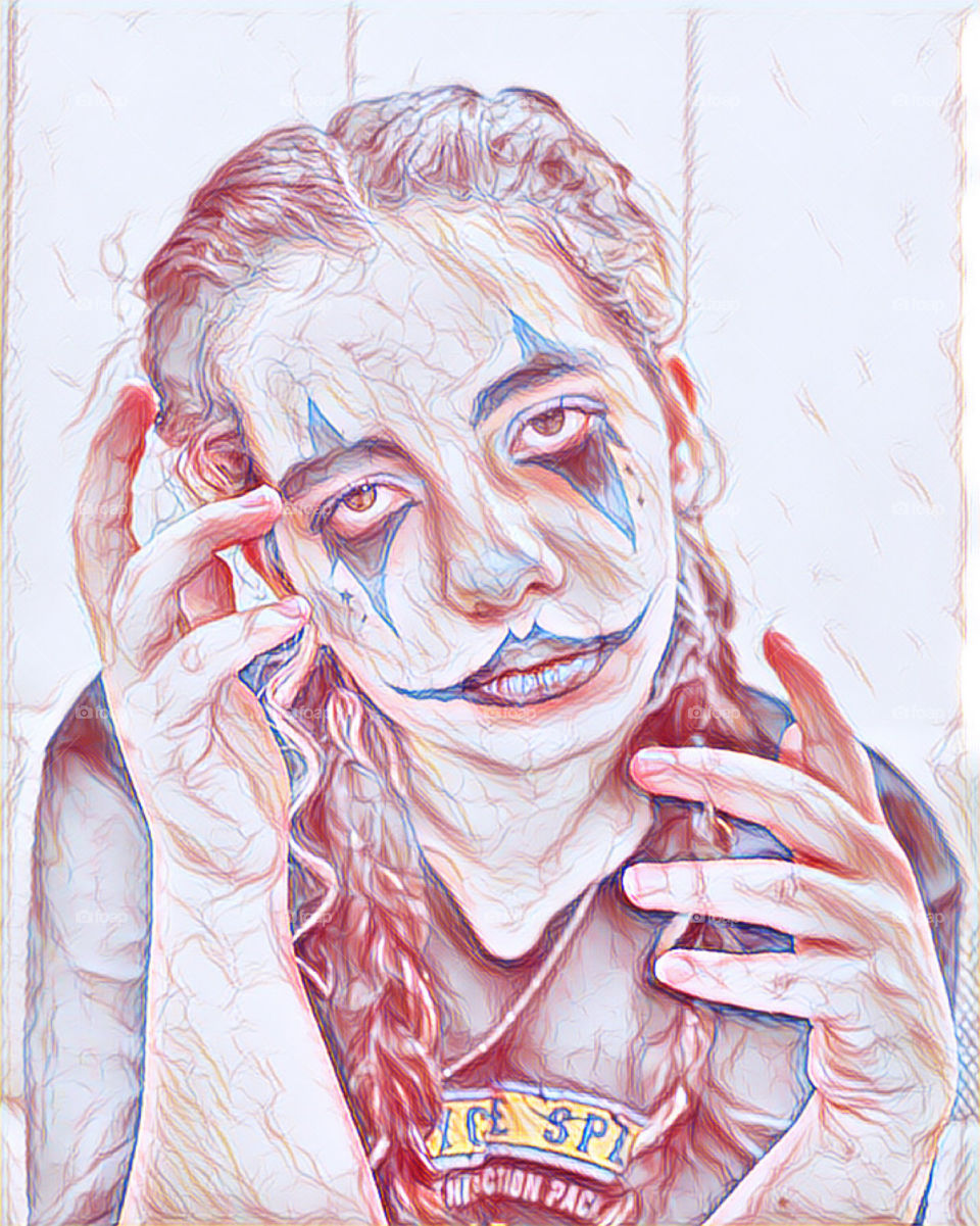 Let the eyes talk clown