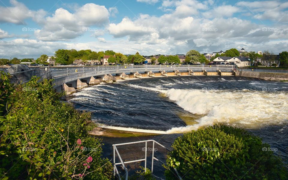 Urban nature, galway fisheries at Galway City in Ireland