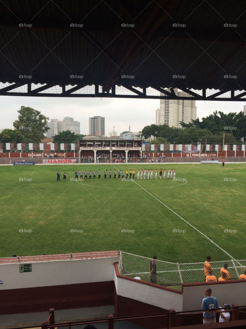 Paulista de Jundiaí jogando como visitante no histórico estádio Conde Rodolfo Crespi, a “Ria Jabari”, pela A2 do Paulistão - mandante foi o Independente de Limeira!