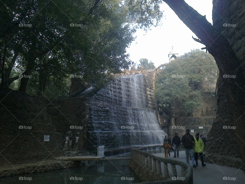 Rock Garden Chandigarh, is a sculpture garden made from waste material- A best tourist spot. Founded by NEK CHAND.