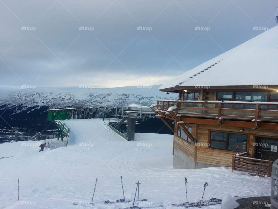 ski resort view
