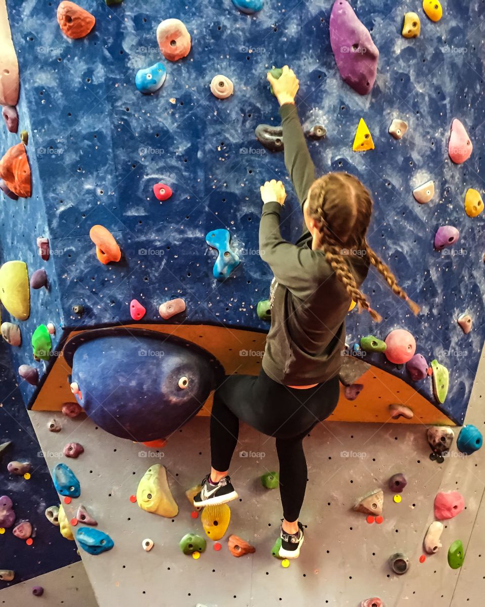 Climbing wall 