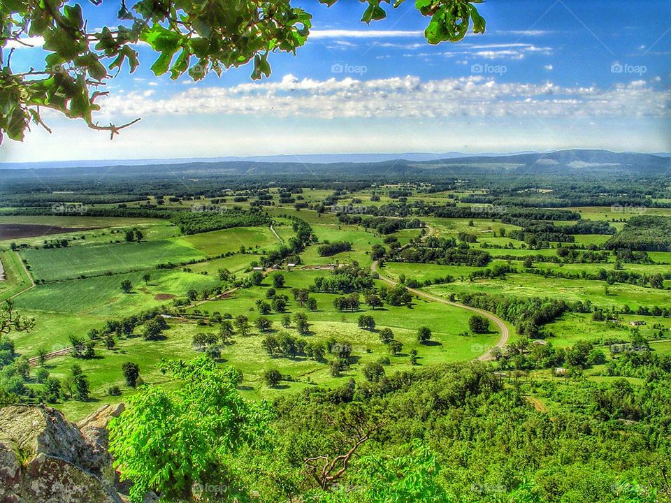 top of Mt Petit Jean state park 