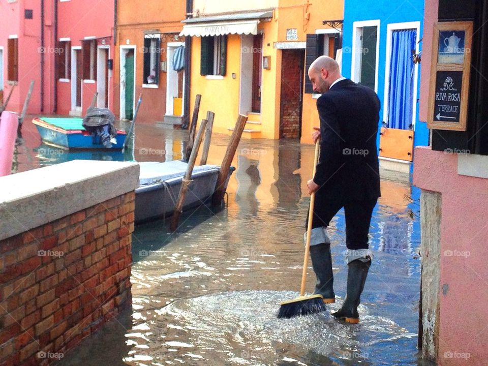 Venice flood tide