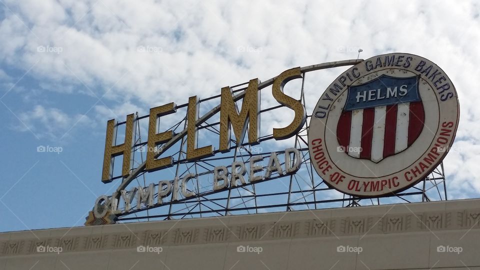 Historic Helm's Bakery. Historic landmark "Helm's Bakery" in Culver City, California 