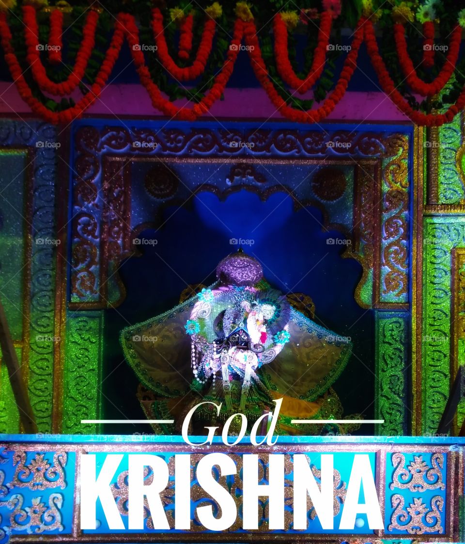 God Krishna.
Jai Shri Krishna.
To all devotees of Krishna.