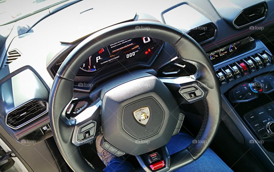 Test Driving a Super Car in Italy