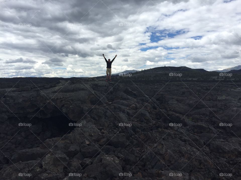 Hell's Half Acre lava field 