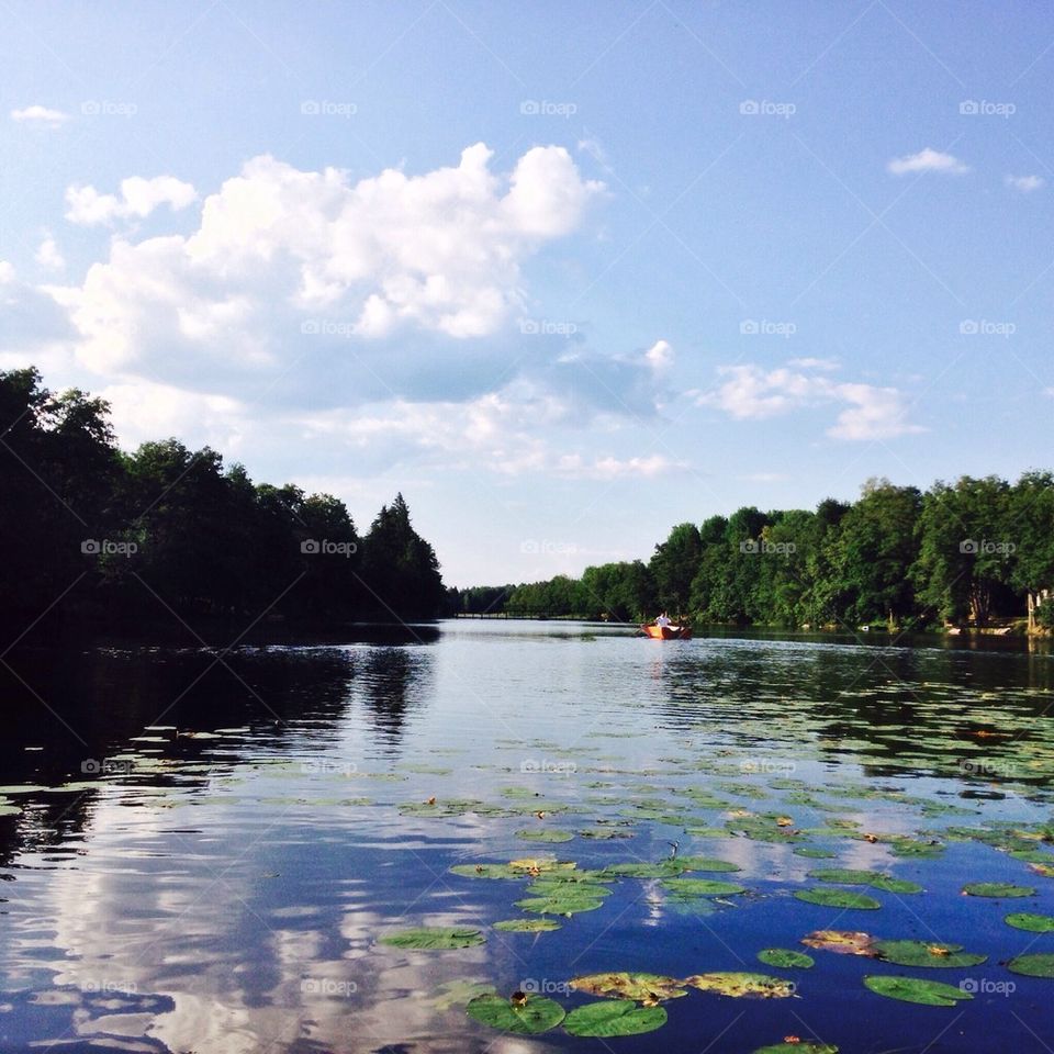 Boat in the lake