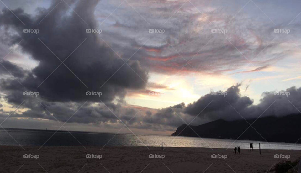 Storm arriving, Summerstorm at the beach 