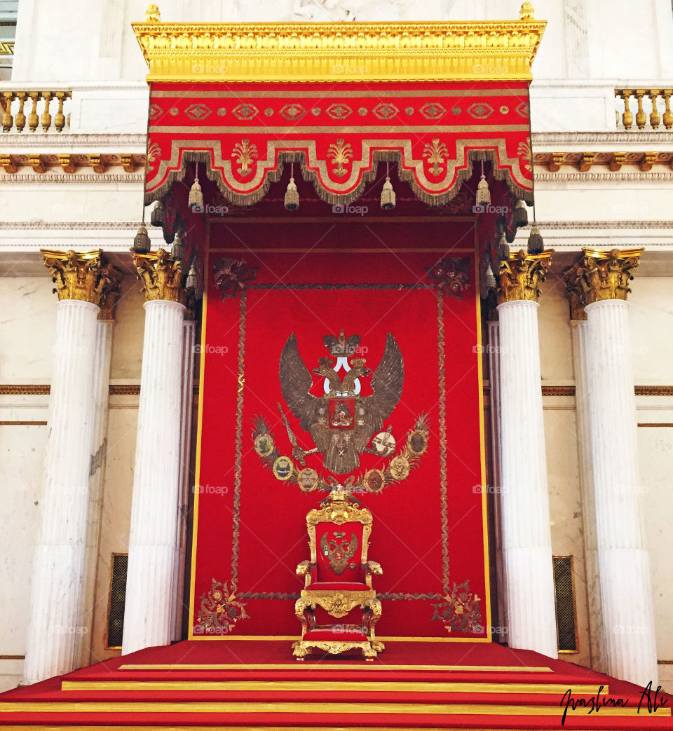 Throne of tsar 