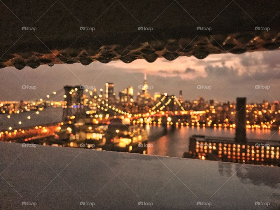 Between the rain drops