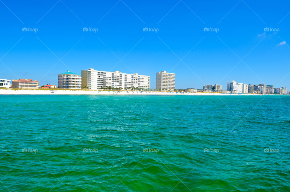 Green water in the Gulf of Mexico