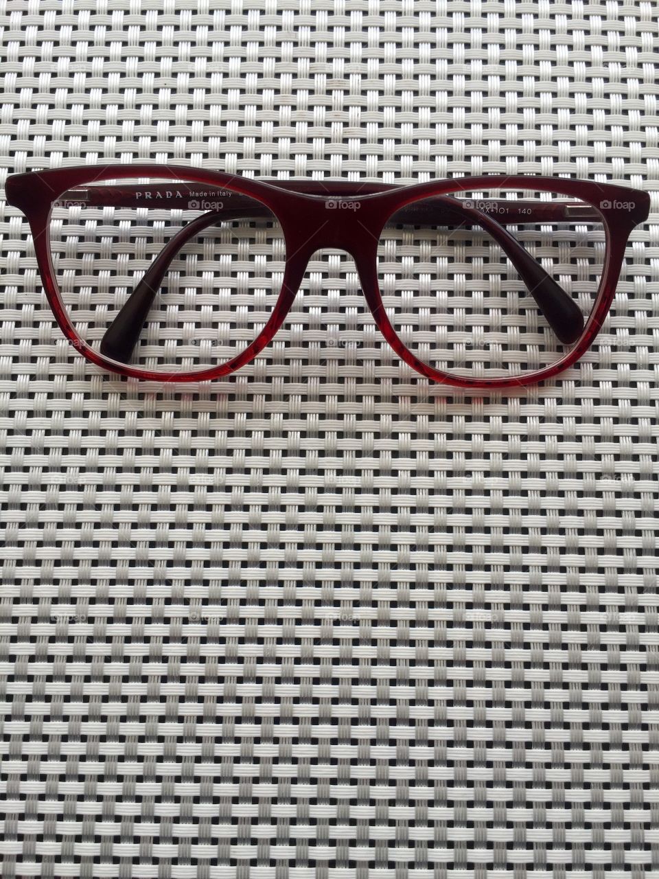 Glasses on the tablecloth 