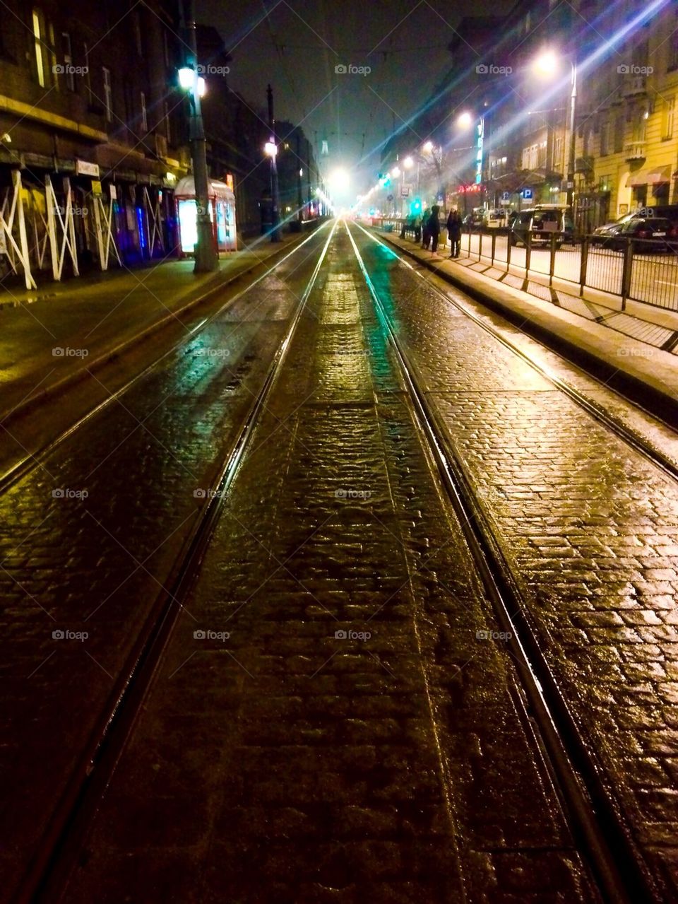 Tram Tracks. 