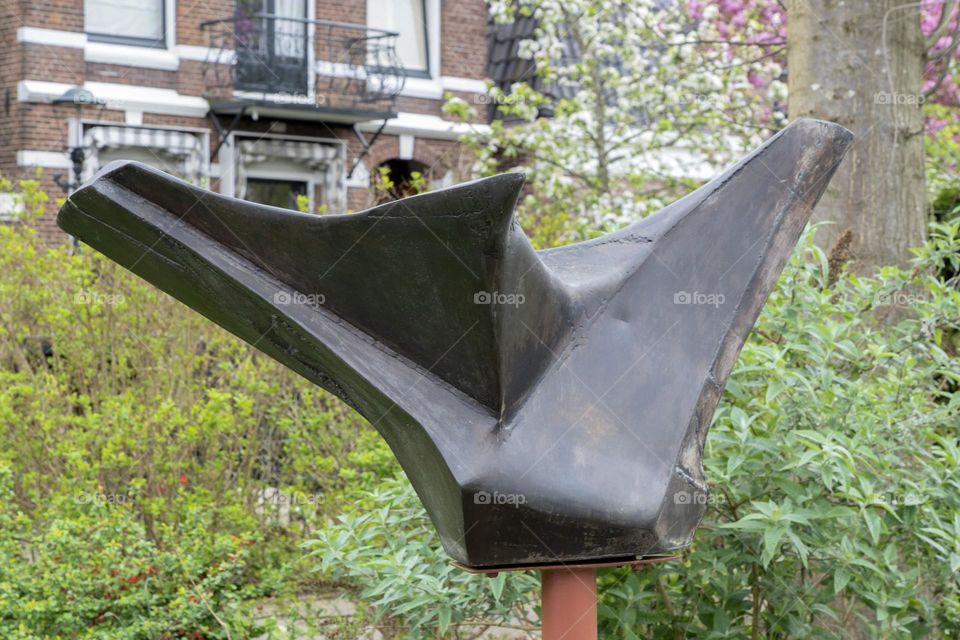 Statue Vlucht 1977  At Abcoude The Netherlands 8-4-2024