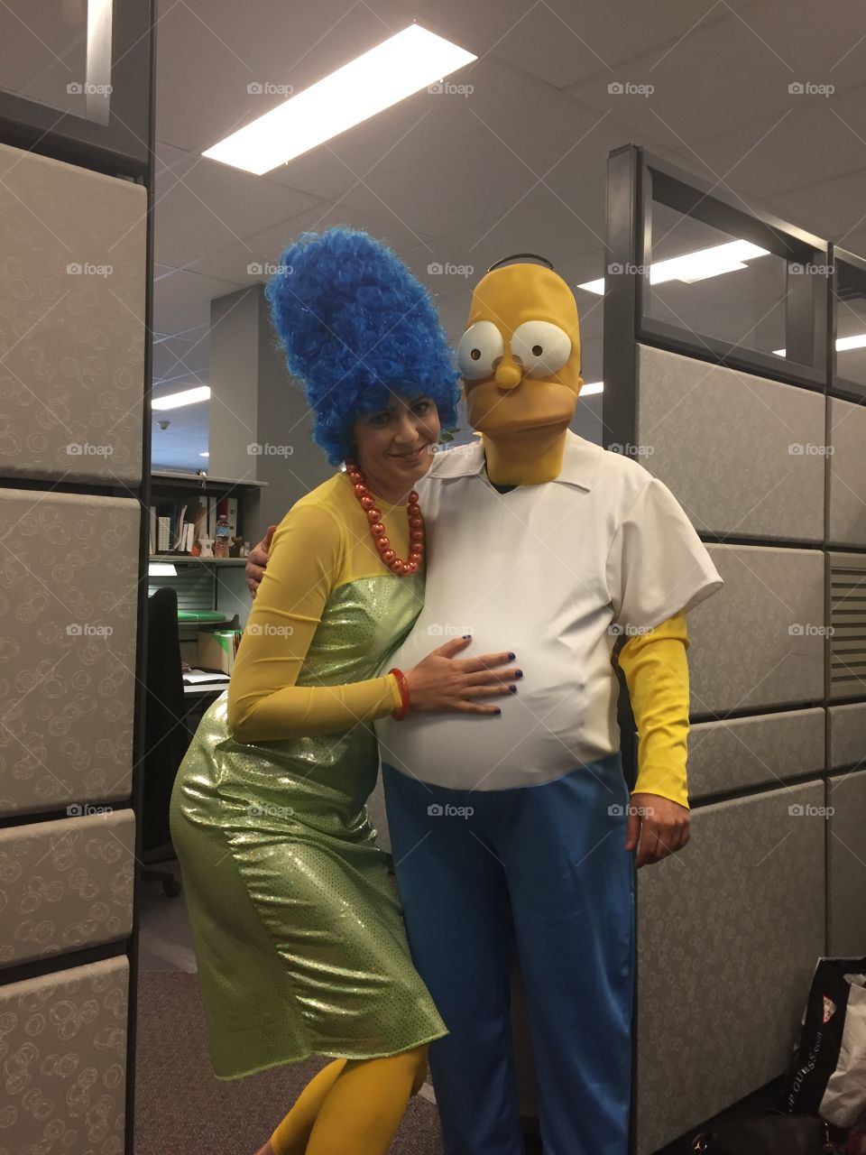 homer and Marg Simpson Halloween costumes 