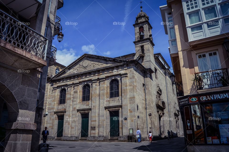 Iglesia de Santiago A Nova (Lugo - Spain)