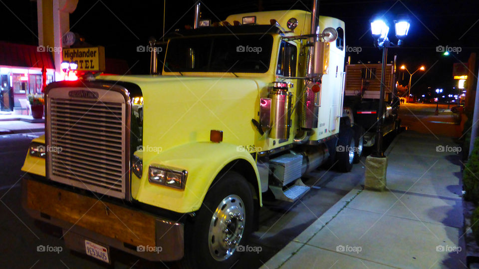 Yellow truck