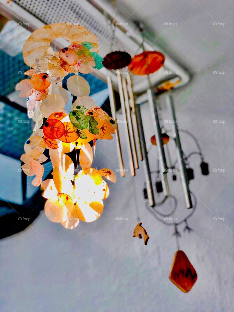 The sound of the wind..