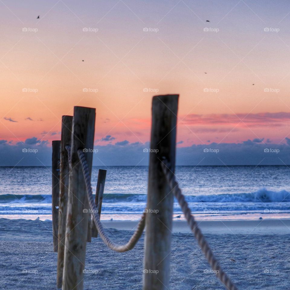 sunrise on the beach