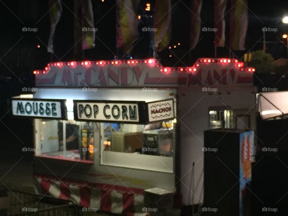 Popcorn and Cotton Candy stand