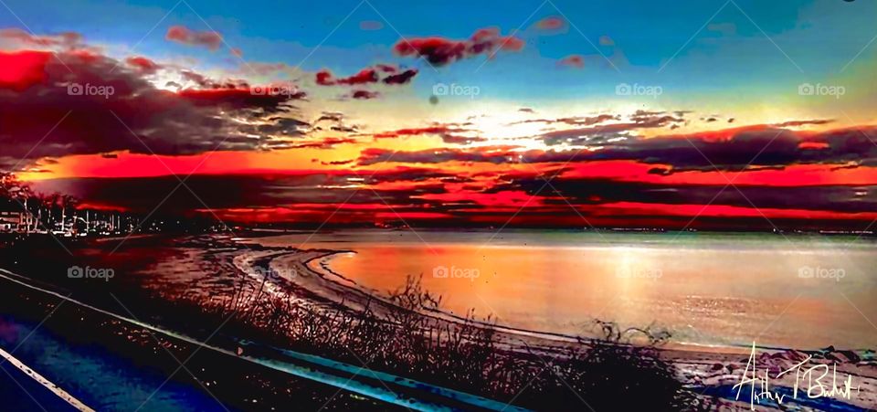 Connecticut sunset 