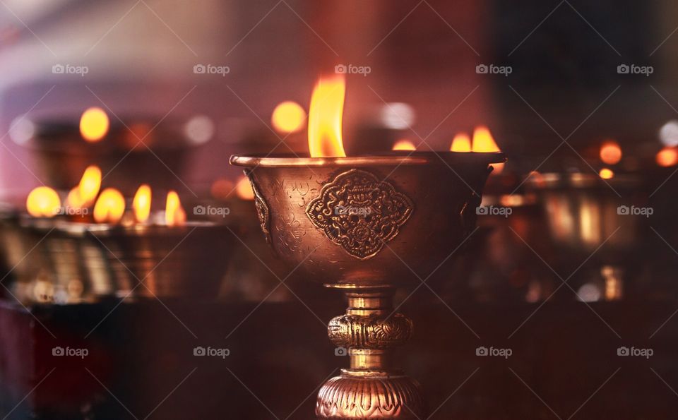 just lit a lamp of love and hope on the day of Diwali..say no to harmful crackers