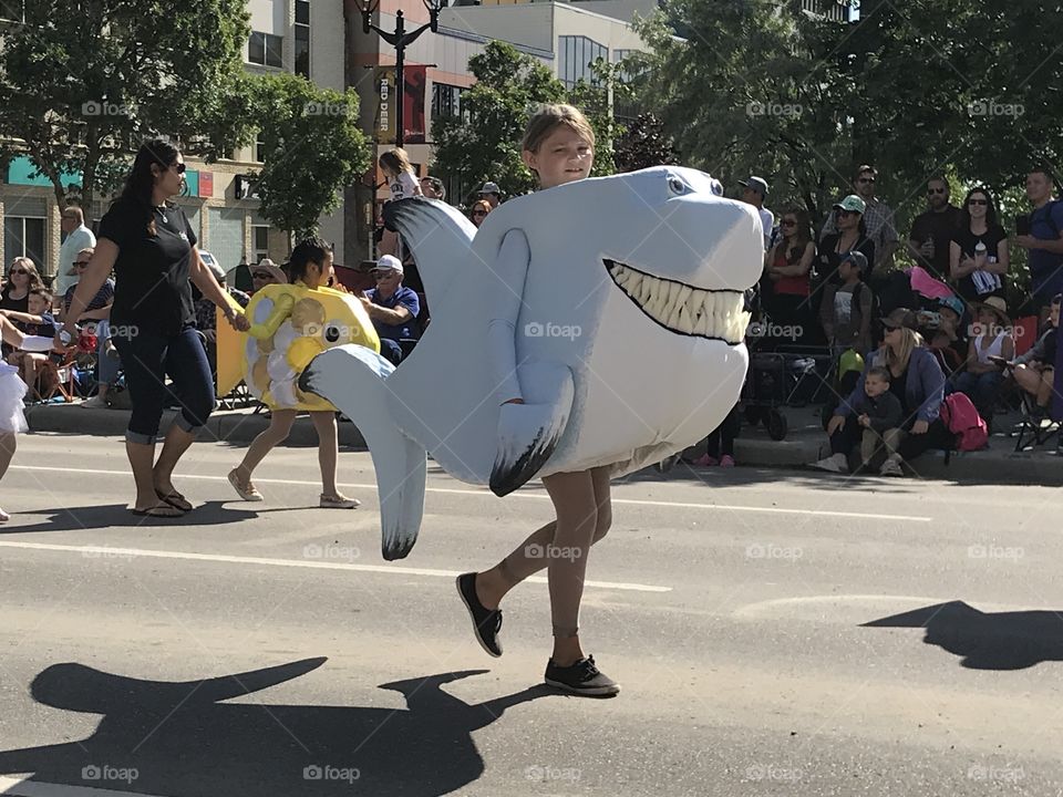 A shark in the parade.
