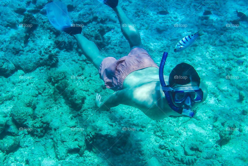 Swimming underwater