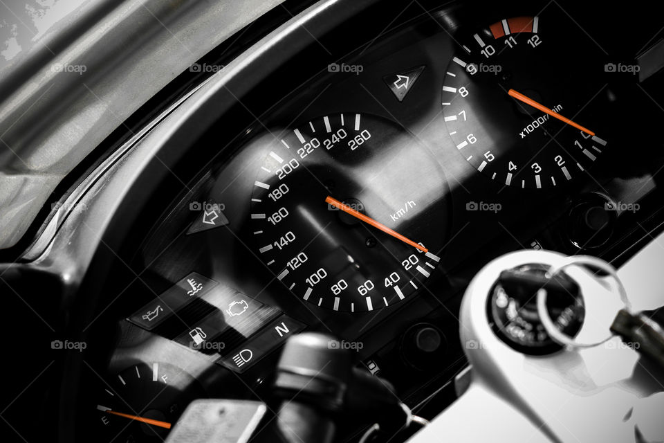 Motorcycle speedometer