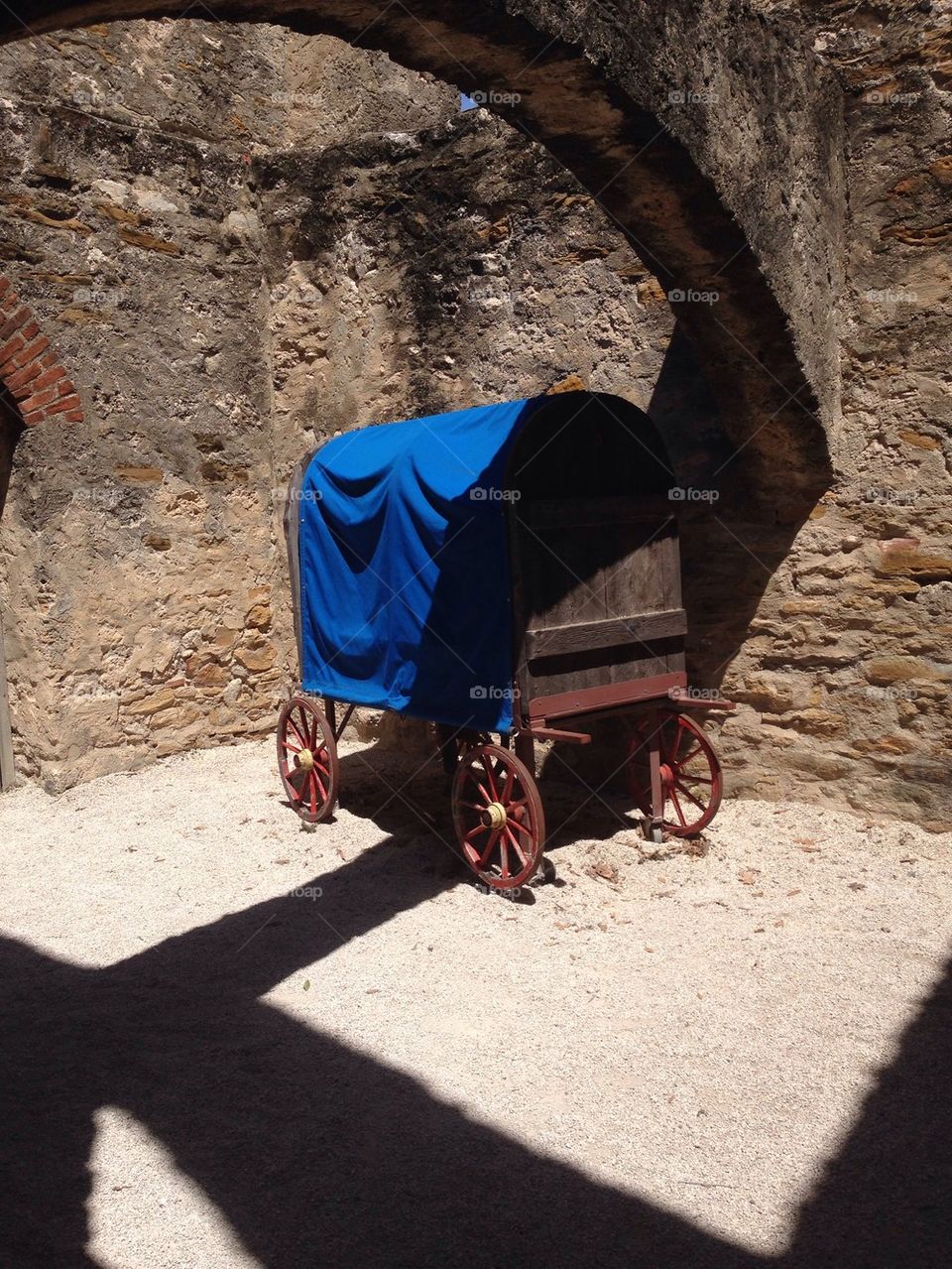 Blue wagon