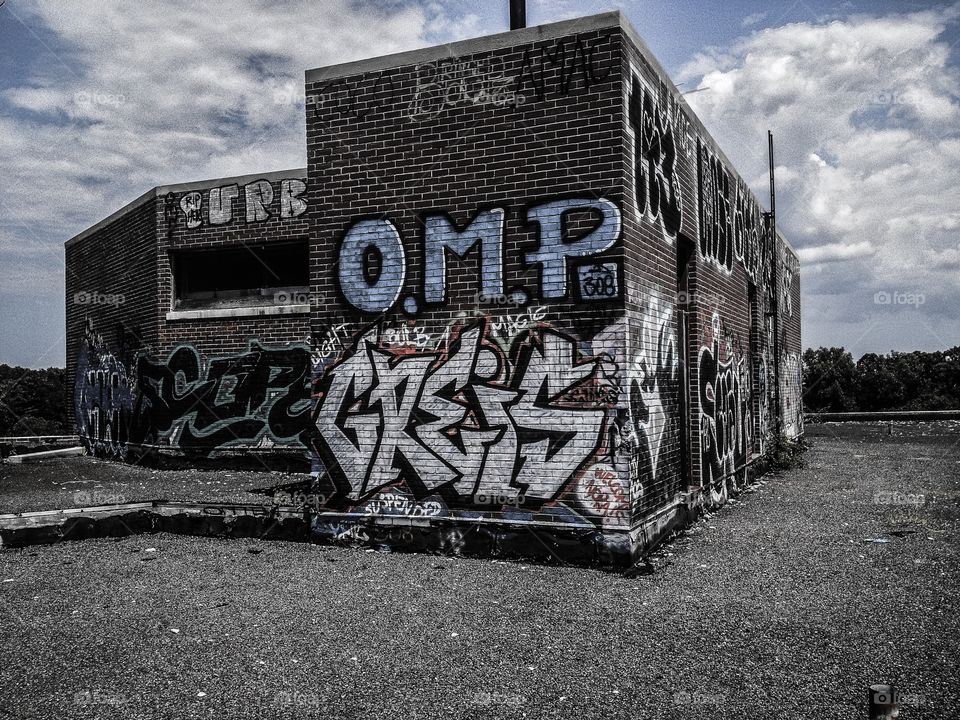 Graffiti, No Person, Abandoned, Old, Street