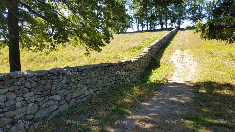 Stone wall