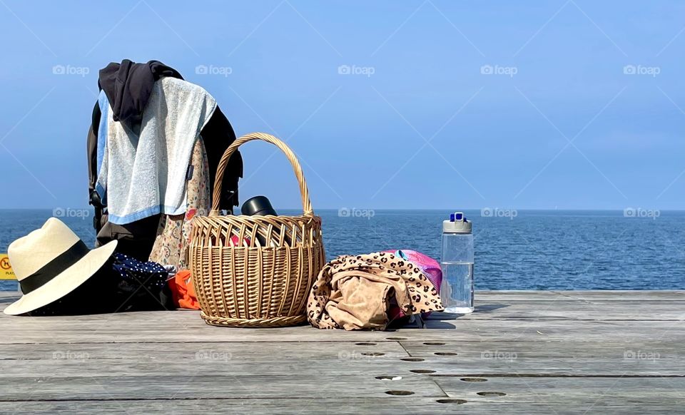 Summer feeling by the ocean