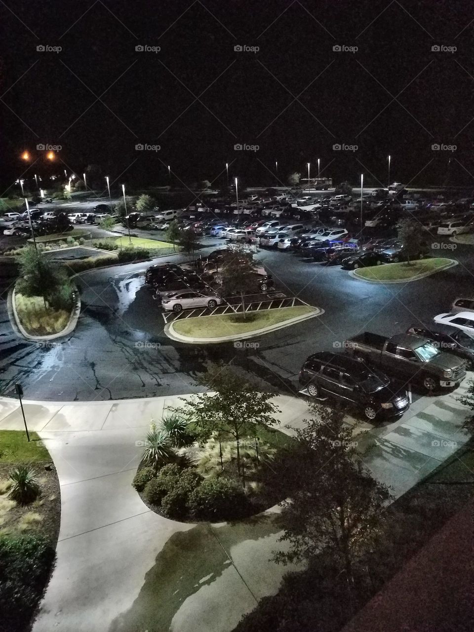 Looking out the window at Winstar Casino