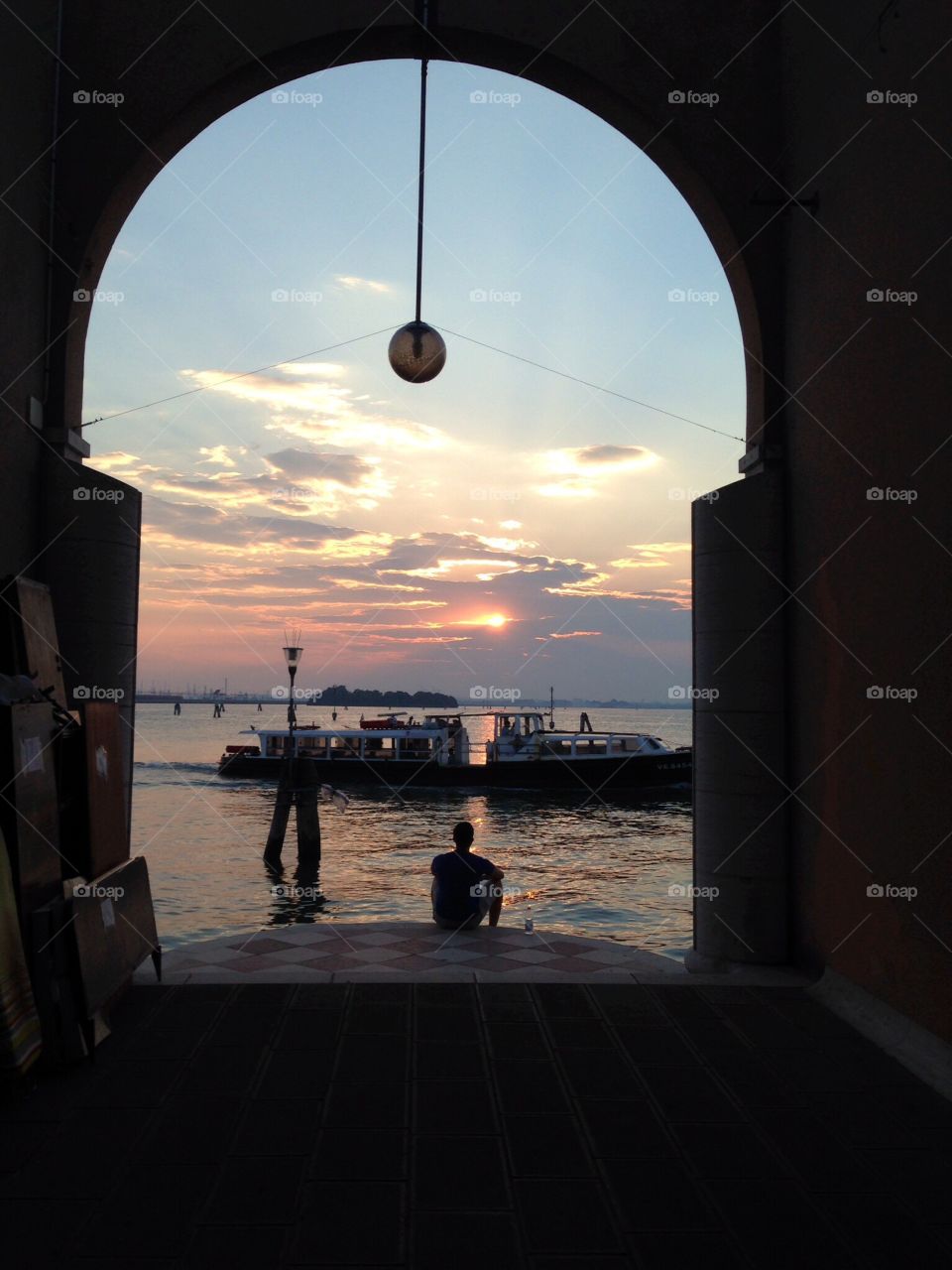 Sunset in Venice 