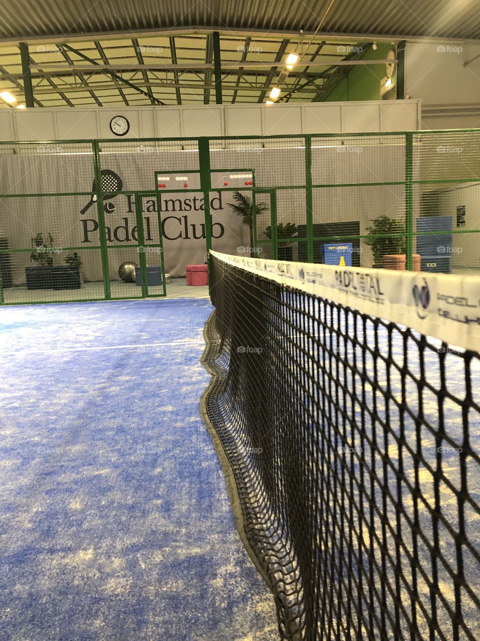 Net of the padelcourt 