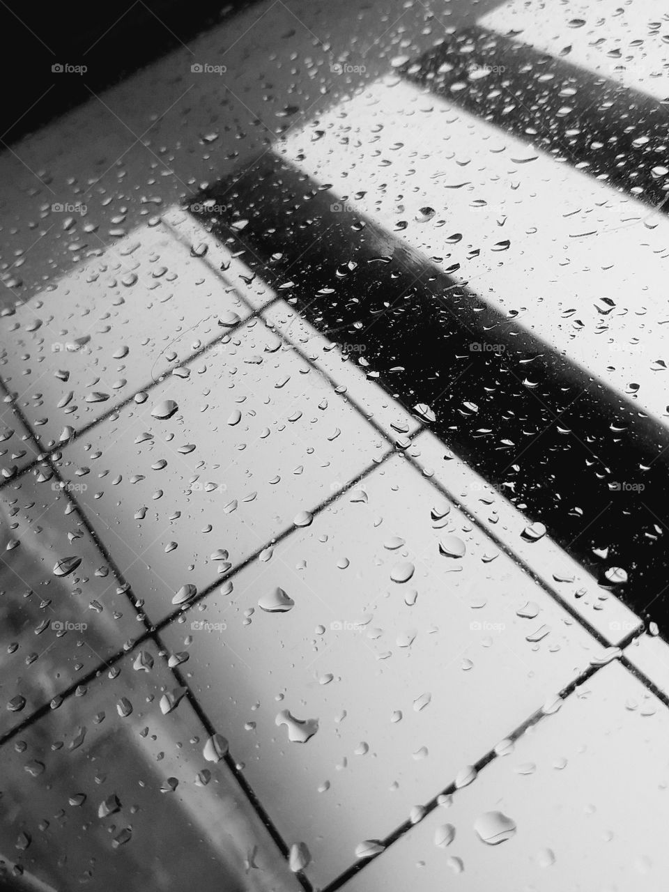 raining day, window
