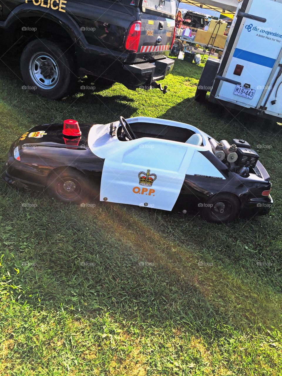 Cop car in training 