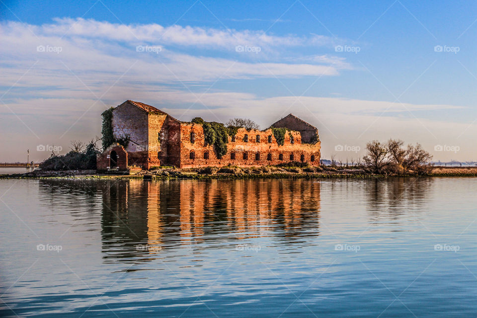 On the way to Burano, Venice,Italy