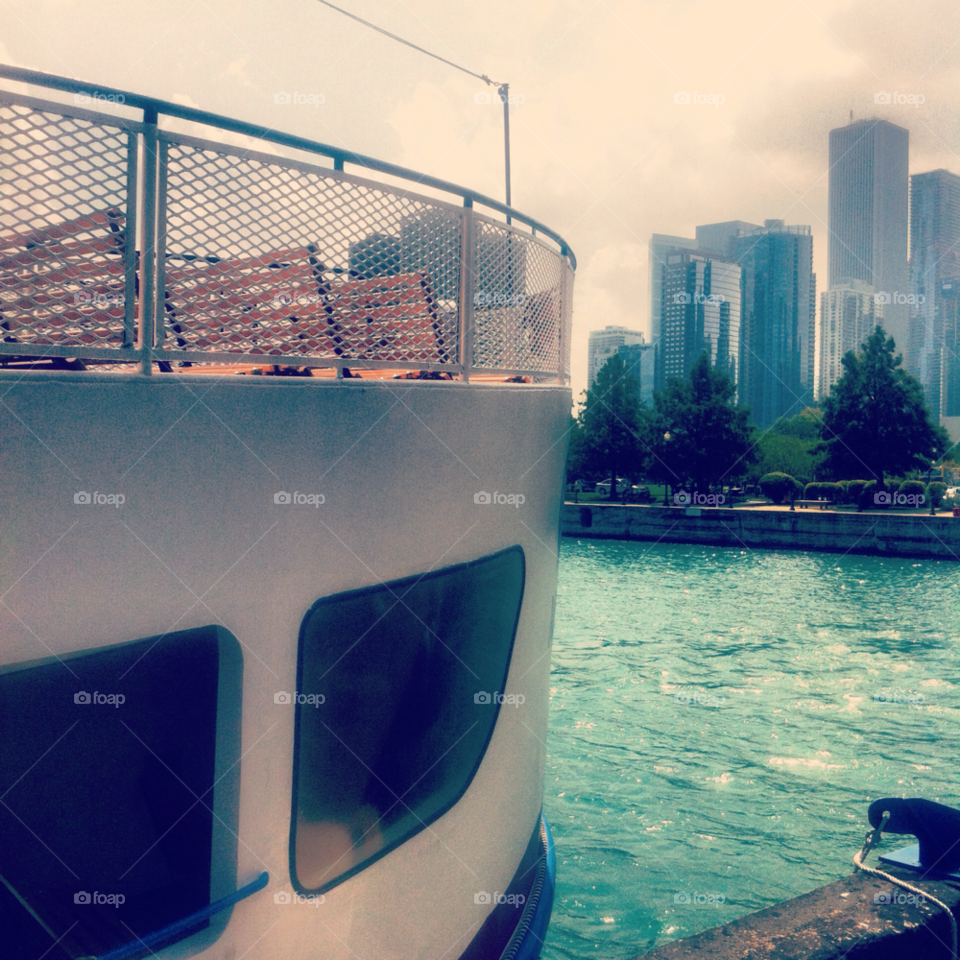 lake river skyline boat by cassie696