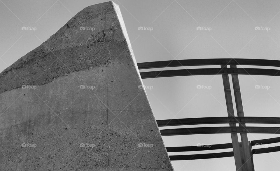 Black and white architecture 