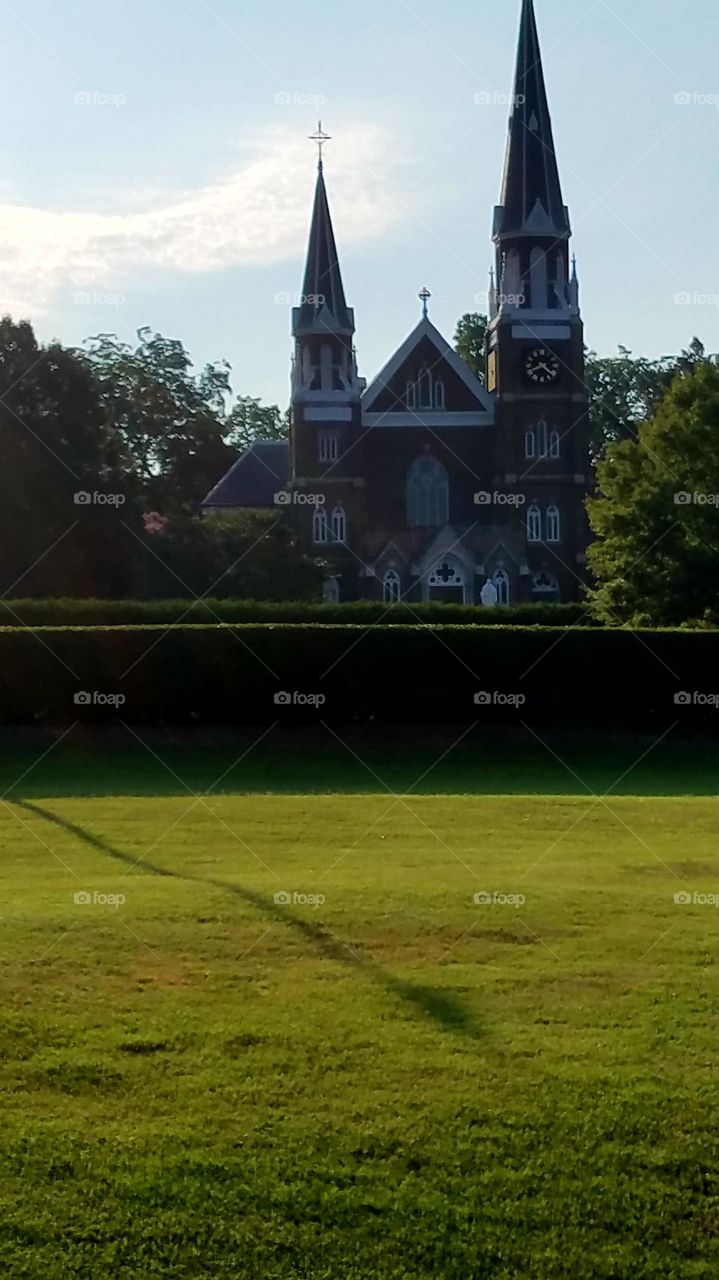 Belmont Abbey. It used to be a monastery