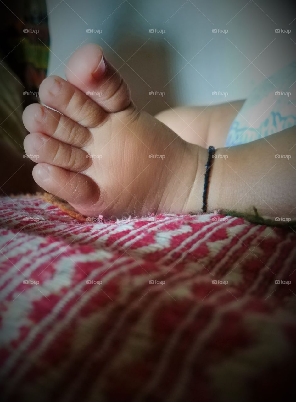 Baby feet: baby care
