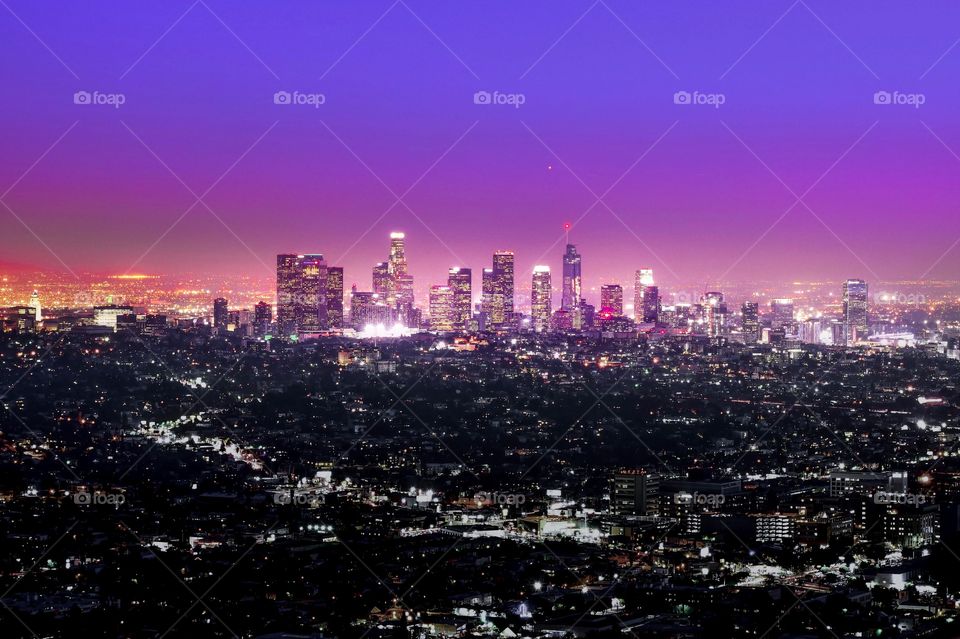 DTLA from Griffith observatory 